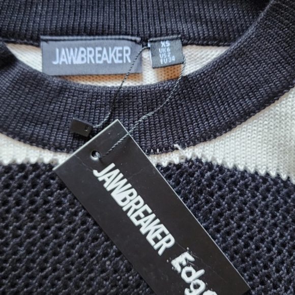 Jawbreaker Oversized Sheer Knit Sweater - Picture 7 of 10